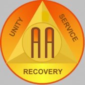 Alcoholics Anonymous (A.A) business logo picture