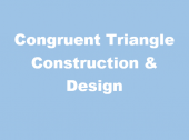 Congruent Triangle Construction & Design business logo picture