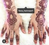 Feza Henna Art business logo picture
