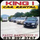 KING Car Rental business logo picture