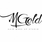 MGOLD professional bridal make up business logo picture