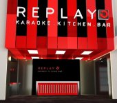 Replay Karaoke business logo picture