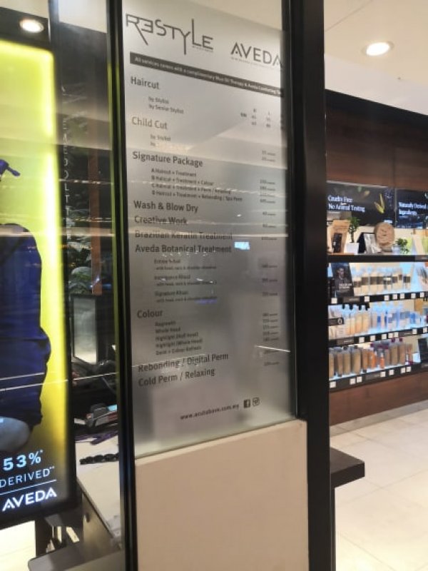 Aveda, Hair treatment in Mid Valley