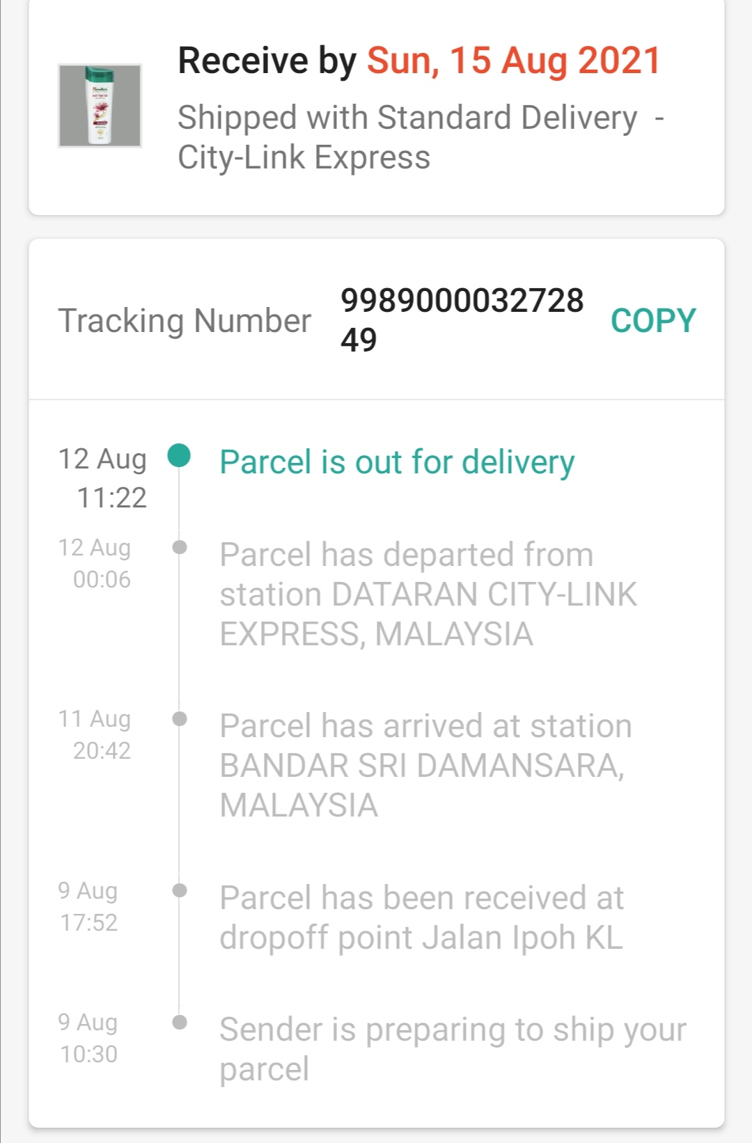 City-link tracking consignment malaysia