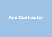 Ace Contractor business logo picture