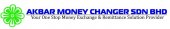 Akbar Money Changer, Kunak business logo picture