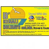 D'kenali Holidays Kelantan business logo picture