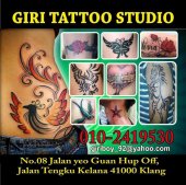 Giri Tattoo Studio, Klang business logo picture