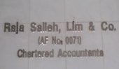Raja Salleh, Lim & Co business logo picture