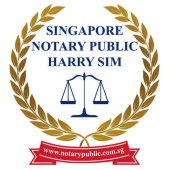 Singapore Notary Public Harry Sim business logo picture