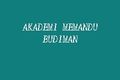AKADEMI MEMANDU BUDIMAN business logo picture