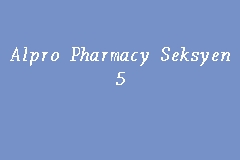 Alpro Pharmacy Wangsa Maju, Pharmaceutical Store in Wangsa Maju