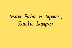 Azam Baba & Aqmar, Kuala Lumpur business logo picture