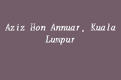 Aziz Hon Annuar, Kuala Lumpur, Law Firm in Kl Sentral