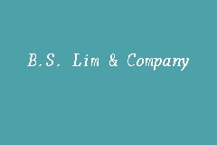 B.S. Lim & Company business logo picture