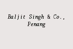 Baljit Singh & Co., Penang business logo picture