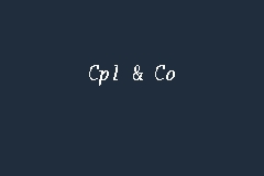 Cpl & Co business logo picture