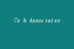 Cs & Associates business logo picture