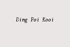 Ding Poi Kooi business logo picture