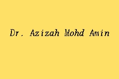 Dr. Azizah Mohd Amin business logo picture