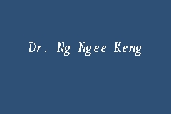 Dr. Ng Ngee Keng business logo picture