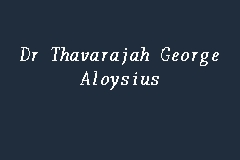 Dr. Thavarajah George Aloysius business logo picture