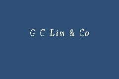 G C Lim & Co business logo picture