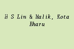 H S Lim & Malik, Kota Bharu business logo picture
