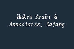 Hakem Arabi Associates Kajang Legal Firm In Kajang