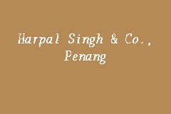 Harpal Singh & Co., Penang business logo picture