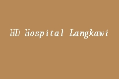 HD Hospital Langkawi business logo picture