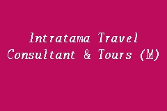 Intratama Travel Consultant & Tours (M) business logo picture