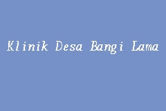 Klinik Desa Bangi Lama business logo picture