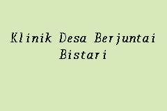 Klinik Desa Berjuntai Bistari business logo picture