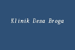 Klinik Desa Broga business logo picture
