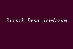Klinik Desa Jenderam business logo picture
