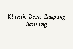 Klinik Desa Kampung Banting business logo picture