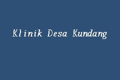 Klinik Desa Kundang business logo picture