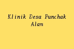 Klinik Desa Puncak Alam business logo picture
