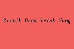 Klinik Desa Telok Gong business logo picture