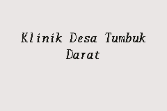 Klinik Desa Tumbuk Darat business logo picture