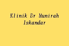 Klinik Dr Munirah Iskandar Permatang Pauh