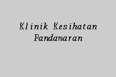 Klinik Kesihatan Pandamaran business logo picture