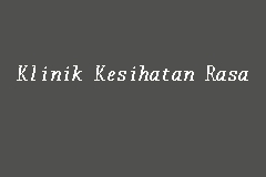 Klinik Kesihatan Rasa business logo picture