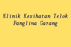 Klinik Kesihatan Telok Panglima Garang business logo picture