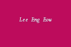 Lee Eng Eow business logo picture