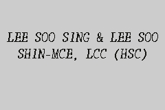 LEE SOO SING & LEE SOO SHIN-MCE, LCC (HSC) business logo picture