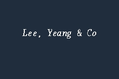 Lee, Yeang & Co business logo picture