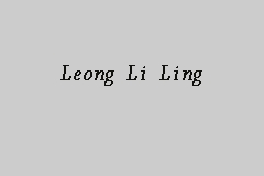 Leong Li Ling business logo picture