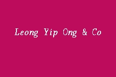 Leong Yip Ong &, Company Auditor in Jalan Ipoh